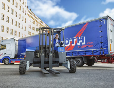Transporte mit Entladetechnik
